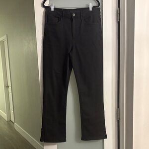 3x1 jeans women’s size 31 blackout split hem straight leg jeans